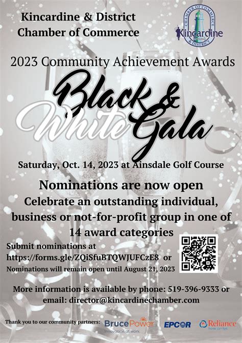 Kincardine Chamber Of Commerce Community Achievement Awards Gala Kincardine And District Chamber