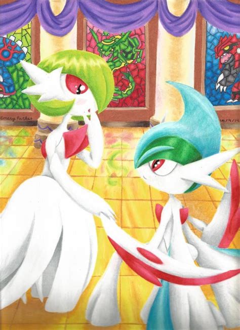 Gardevoir And Gallade The Princess And The Knight By Taliaxlatia On Deviantart Pokemon Fan Art