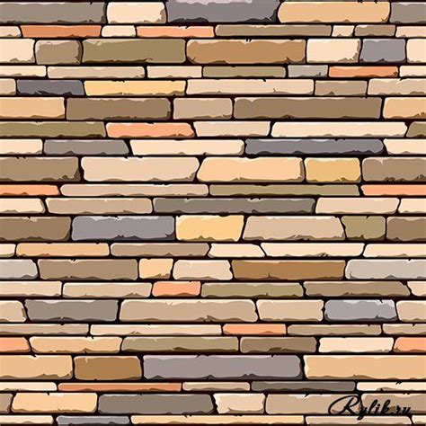 Каменная кладка - векторные текстуры для дизайна. Stone Textures ...