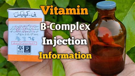 Vitamin B Complex Injection Information What Is Vitamin B Complex