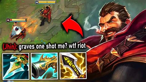 Graves But I M So Fed I One Shot Everyone With A Single Auto Attack Youtube