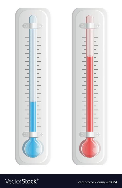 Thermometer Royalty Free Vector Image Vectorstock