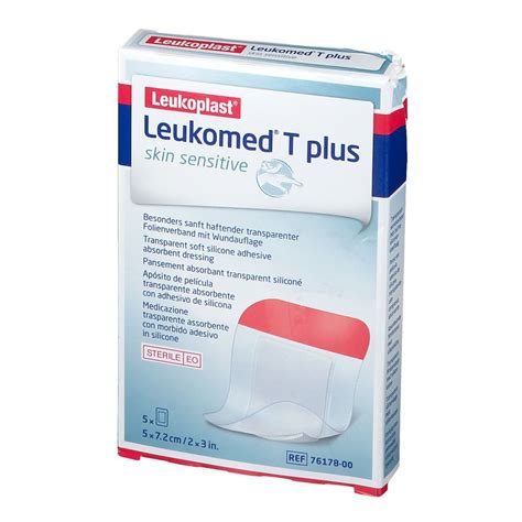 Leukoplast Leukomed T Plus Skin Sensitive 5 X 7 2 Cm 5 Pz Redcare