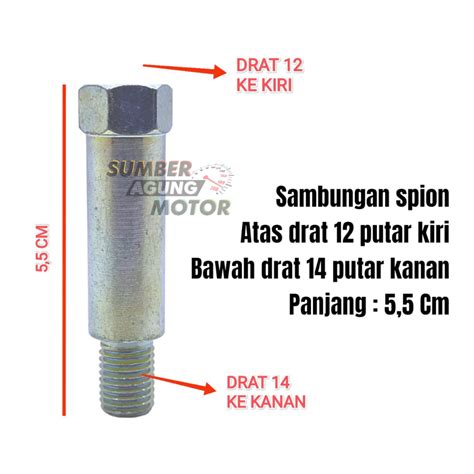 Jual SAMBUNGAN SPION ATAS DRAT 12 KE KIRI BAWAH DRAT 14 KE KANAN