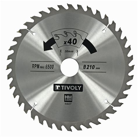 Lame Scie Circulaire 20 Dents 210x30x40t Bricorama