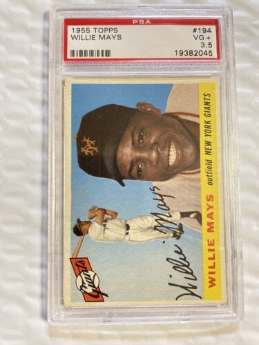 Willie Mays Topps Psa Ebay