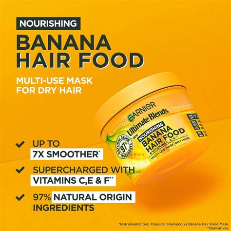 Garnier Ultimate Blends Hair Food Banana 3 In 1 Dry Hair Mask 390ml Sinin