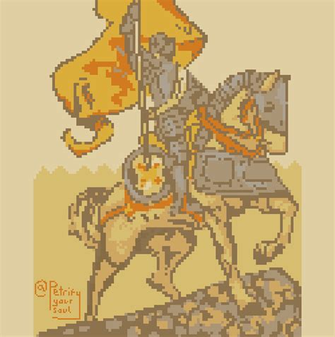 Artstation Pixel Art Knight