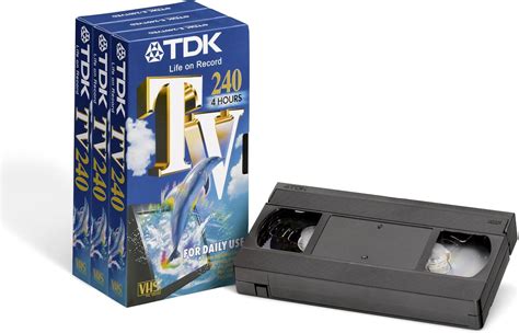 Tdk E Videocassette Vuote Pezzi Amazon It Elettronica