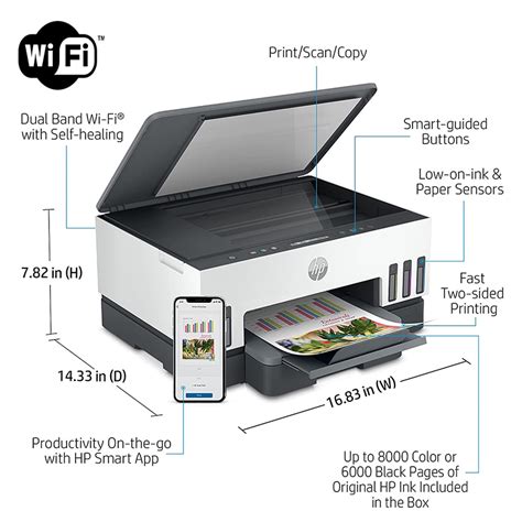 Ripley IMPRESORA MULTIFUNCIONAL HP SMART TANK 720 WIRELESS DUPLEX