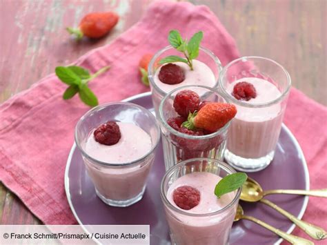 Mousse de fruits rouges en verrines facile découvrez les recettes de