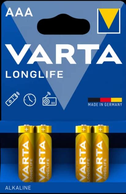 Varta Longlife Aaa Lr