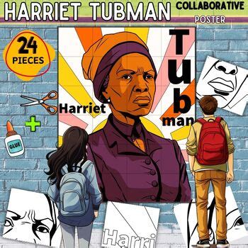 Harriet Tubman Worksheet Collaborative Poster Women S Black History