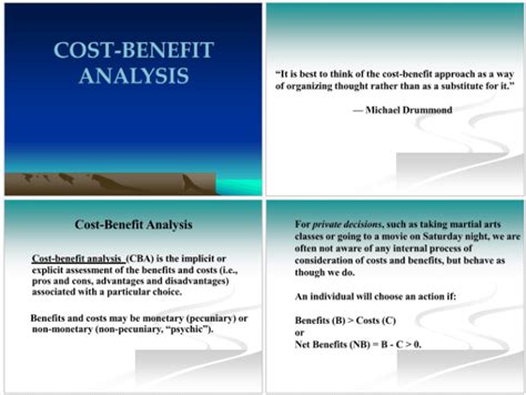 Cost Benefit Analysis - Examples for (Excel, PPT and PDF)