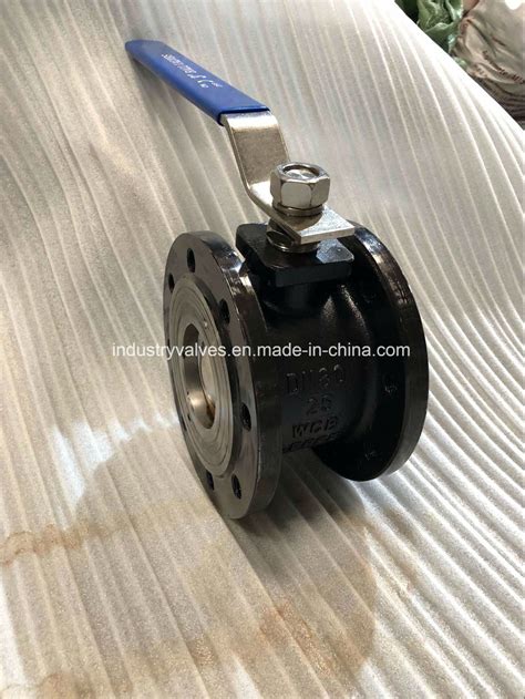 Dn80 Pn16 Carbon Steel Wafer Ball Valve China Wafer Ball Valve And