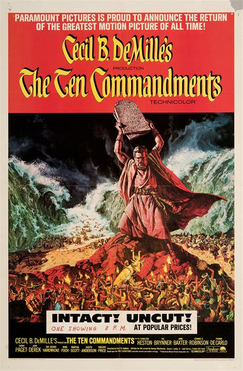 Ten Commandments Movie Poster