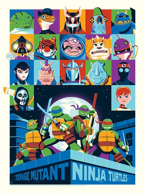 Teenage Mutant Ninja Turtles (2012) Poster – Mondo