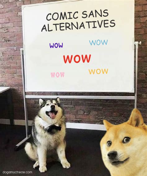 Free Google Fonts Alternatives To Comic Sans MS 📜 | Doge Much Wow