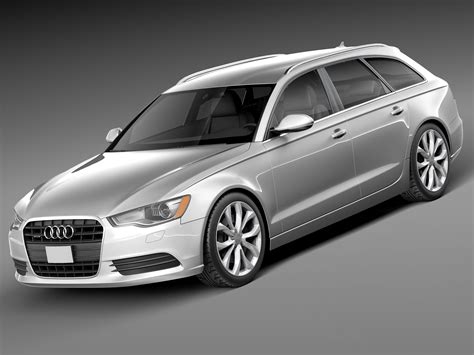 Audi A6 Avant Usa 2012 2015 3d 모델 129 3ds C4d Fbx Lwo Max Obj