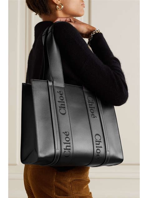 Chloe Woody Tote Black Ubicaciondepersonas Cdmx Gob Mx