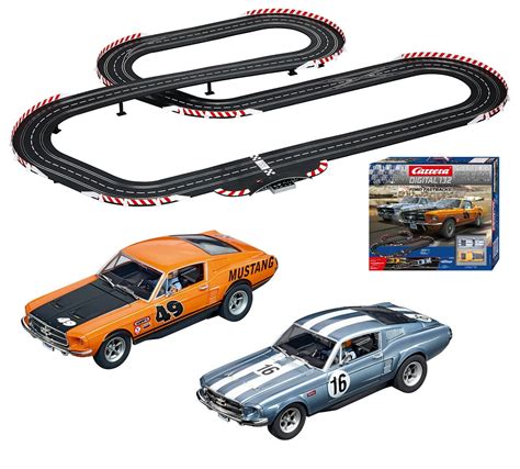 Carrera Digital 132 Ford Fastbacks Slot Car Race Set featuring Two Ford ...