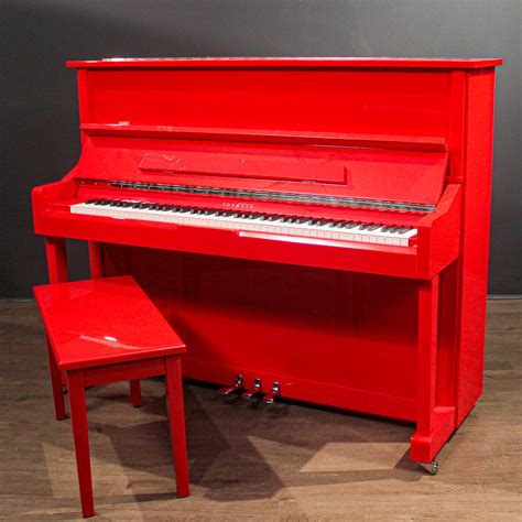 Sonnova U48 Studio Upright Piano 48 Red Upright Pianos