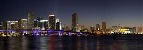 Port of Miami Skyline Panorama