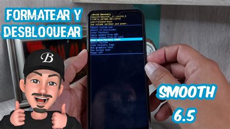 Smooth 65 Hard Reset 📲 Formatear Y Eliminar Patróncontraseña O Pin