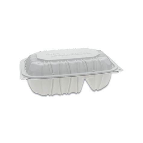 Pactiv Evergreen Corporation Vented Microwavable Hinged Lid Takeout