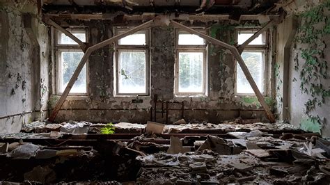 Abandoned Administrative Building / Chernobyl Exclusion Zone, Ukraine ...