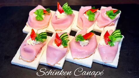 Ham And Cream Cheese Canapes Youtube