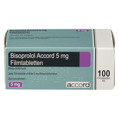 Bisoprolol Accord Mg St Mit Dem E Rezept Kaufen Shop Apotheke