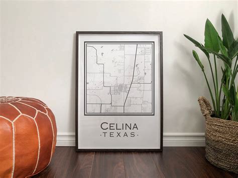 Celina Texas Map digital Download - Etsy