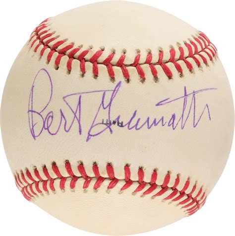 Bart Giamatti Single-Signed Baseball (PSA NM-MT 8 Overall)