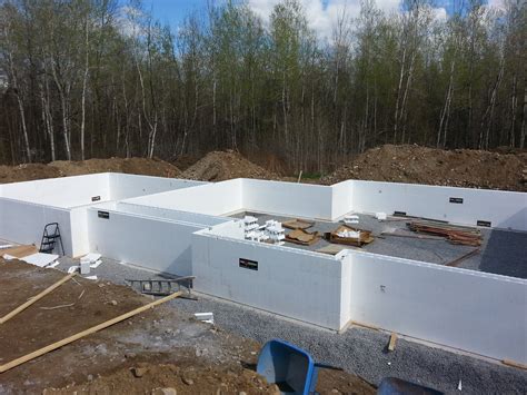 Week 2 Insulated Concrete Form ICF Foundation The Vanderveen House