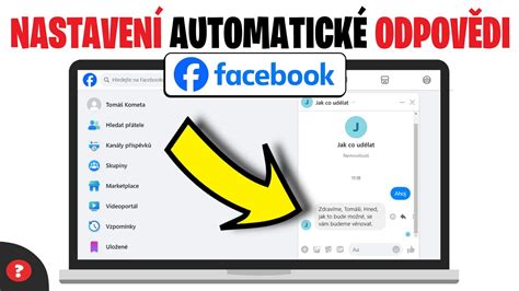 Jak Nastavit Automatickou Odpov Na Facebooku N Vod Youtube