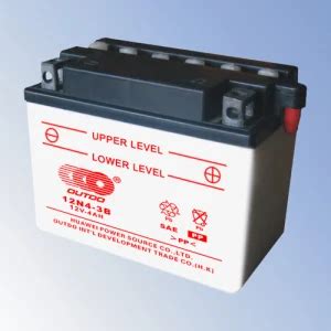 12N4-3b, de la batterie de moto avec tension 12V et 4Ah de capacité ...