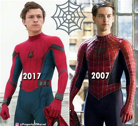 Tom Holland Vs Tobey Maguire Spiderman Homecoming Tom Holland