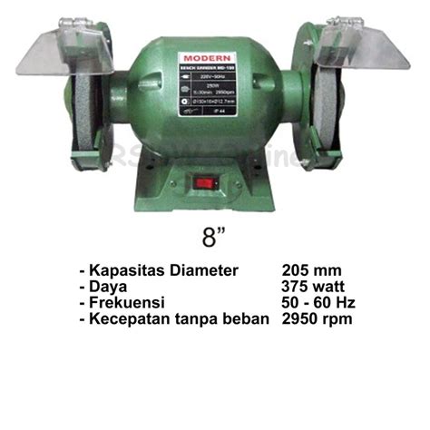 Jual Mesin Gerinda Grinda Gurinda Duduk Bench Grinder In Inch Limited