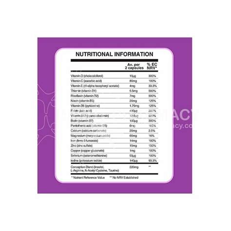 Conceive Plus Women's Fertility Support 60 Pack | Inish Pharmacy | Ireland