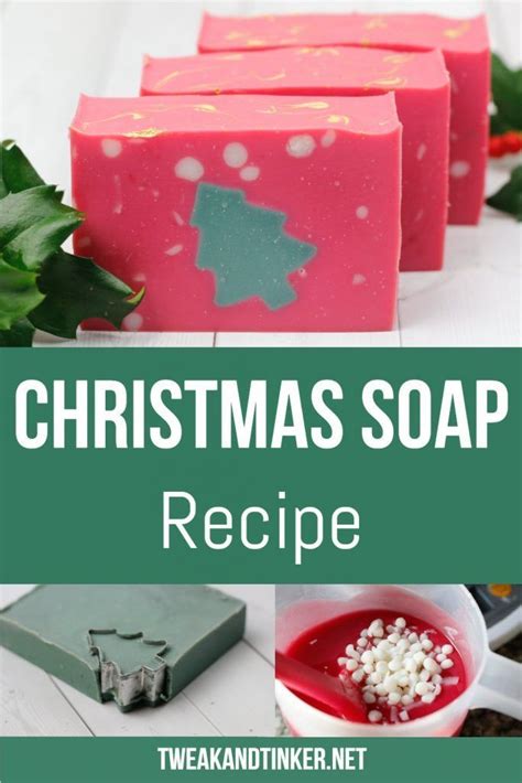 Christmas Tree Cold Process Soap Recipe With Essential Oils Homemade