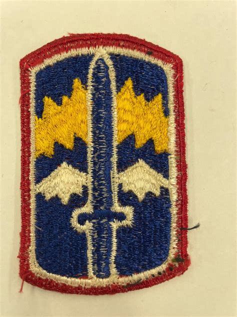 St Infantry Brigade Patch Original Cut Edge No Glow Ebay