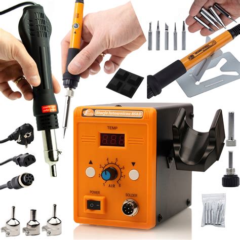 Stacja Lutownicza Hot Air Spawarka Do Plastiku D Lutownica Grotowa Groty