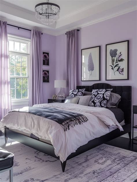 Midnight Majesty: 20 Bold Purple and Black Bedroom Ideas to Inspire ...