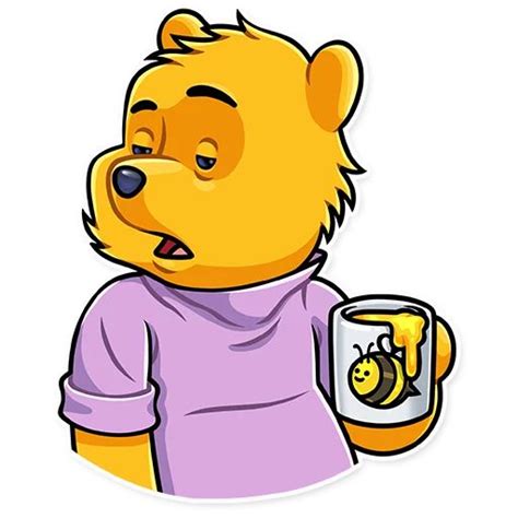 Telegram Sticker 35 From Collection Winnie The Pooh Winnie The