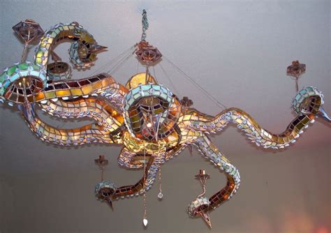 Stained Glass Octopus Chandelier | Home Design Ideas