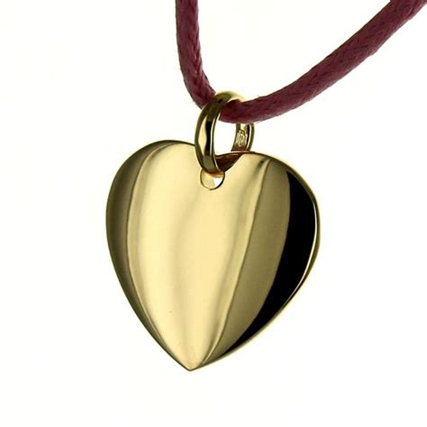 Pendentif Coeur En Argent Massif Personnaliser