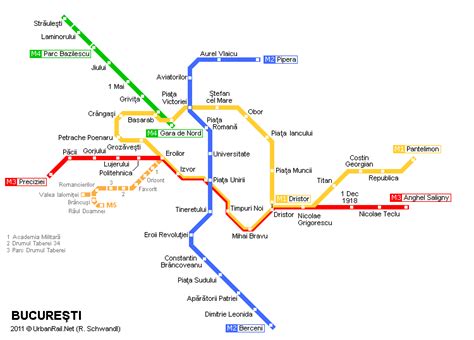 UrbanRail.Net > Europe > Romania > BUCHAREST Metro | Transit map, Metro ...