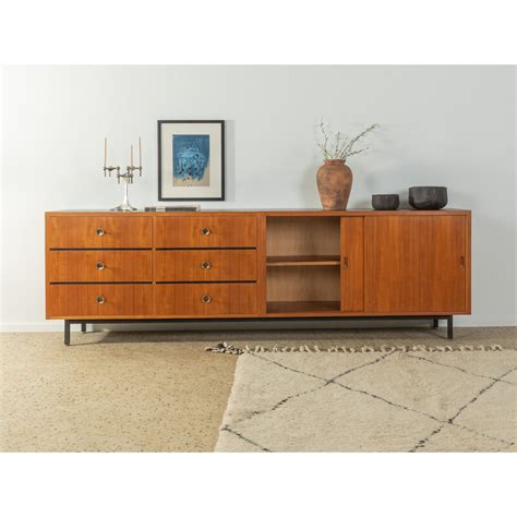 Vintage Sideboard aus Teakholz mit zwei Schiebetüren Deutschland