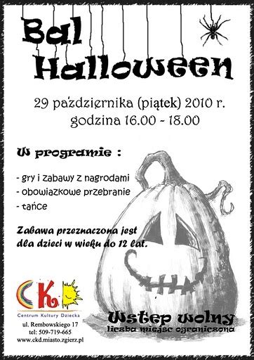 Straszny Bal Halloweenowy Egaga Pl Portal Dla Nowoczesnych Rodzic W